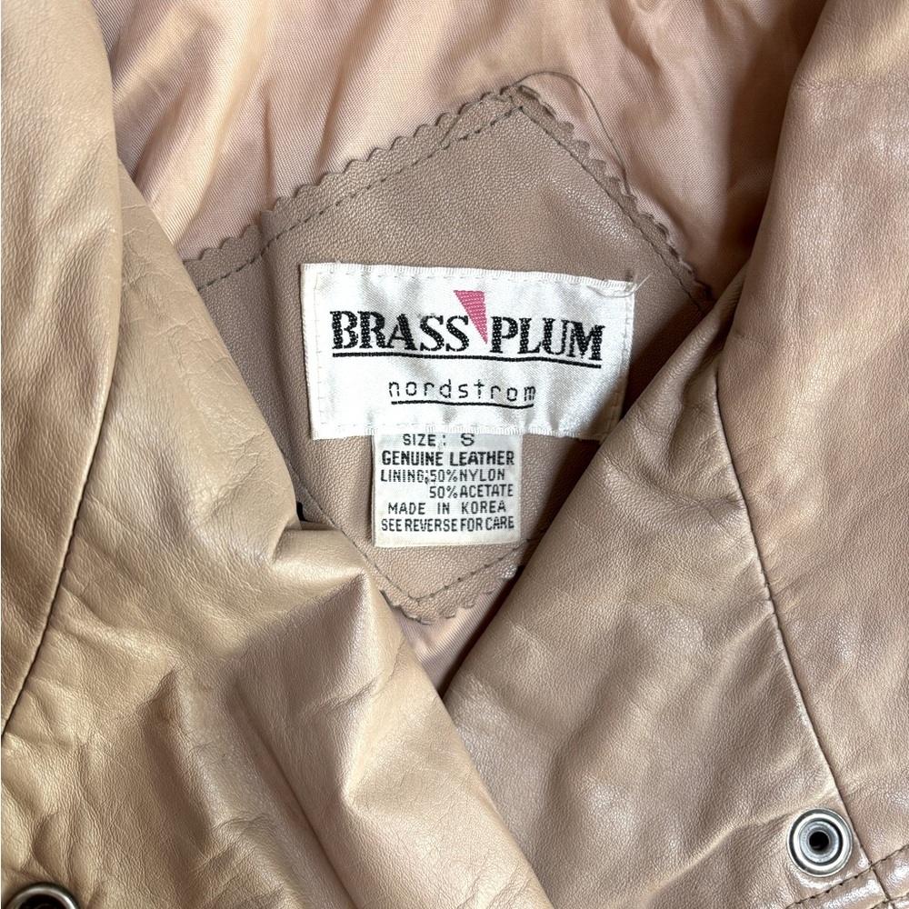 Vintage 80’s Leather Jacket - Picture 2 of 8
